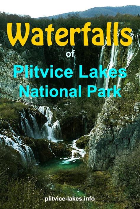 Plitvice Lakes National Park Location Map Beautiful Waterfalls