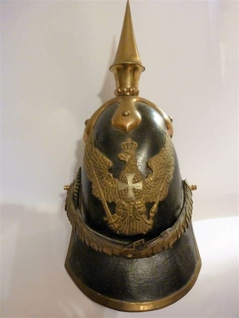 Casque à Pointe Allemand 14 18 Prix - le premier casque à pointe Allemand, le modèle 1842