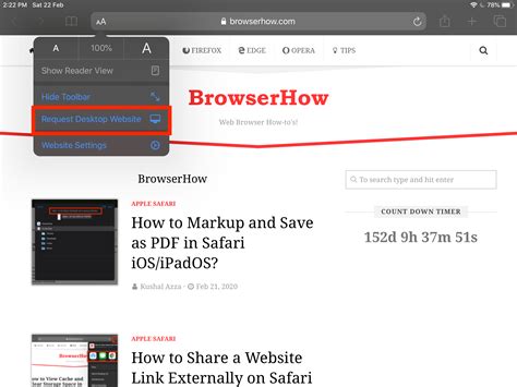 How To Request And View Desktop Site On Safari Iphoneipad