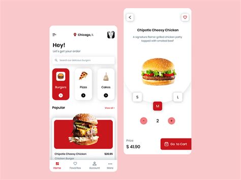 Figma Food Ordering App Ui Ui Design Templates