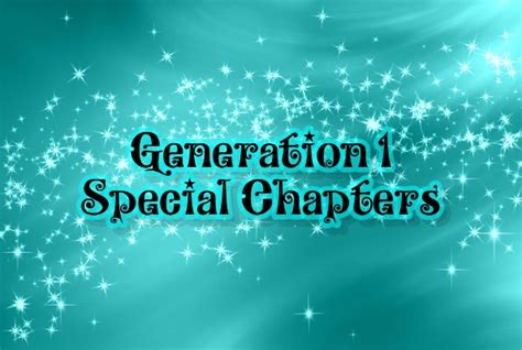 Generation 1 Specials Once Upon A Legacy