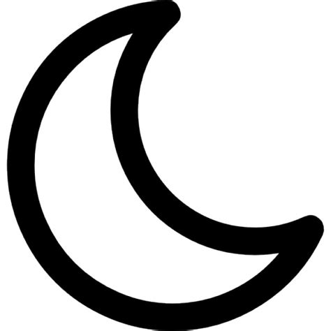 Moon Outline Clipart Best