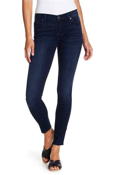 Image of 7 For All Mankind Gwenevere Skinny Jeans | Skinny jeans, Skinny, Dark wash skinny jeans