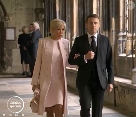 Brigitte Macron Très Chic Au Couronnement De Charles Iii Chignon