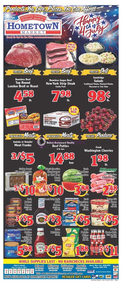Hometown Market Weekly Ad Sales And Flyers Specials Mallscenters