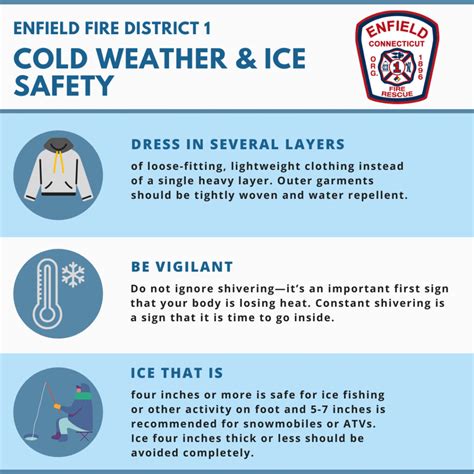 Enfield Fire District Shares Cold Weather Ice Safety Tips John