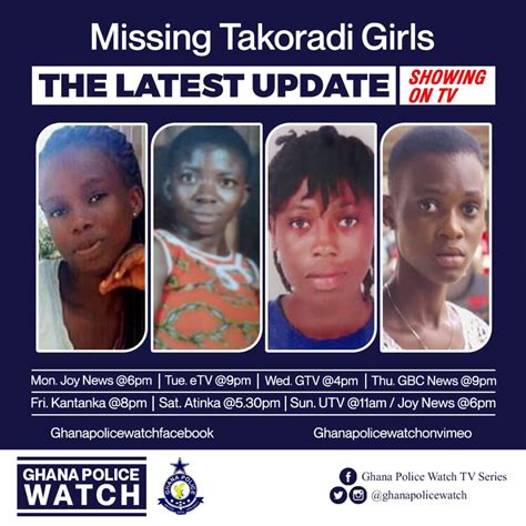 ‘ghana Police Watch Puts Out Special Update On Takoradi Missing Girls
