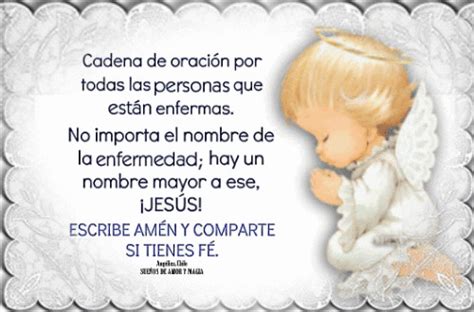Check spelling or type a new query. SUEÑOS DE AMOR Y MAGIA: Cadena de oración por los enfermos