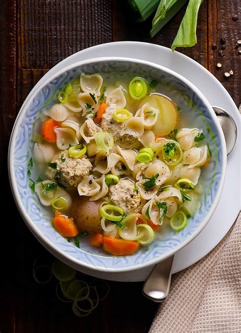 Can easily be made in the slow cooker as well. Turkey Meatball Soup - iFOODreal