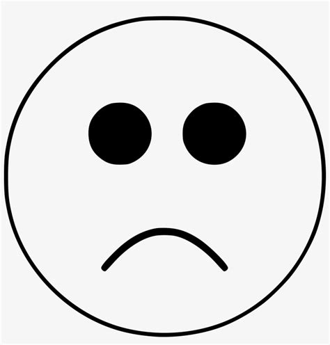 Clipart Smiley Emoji Face And Big Image Black And White Sad Smiley Face Emoji Free