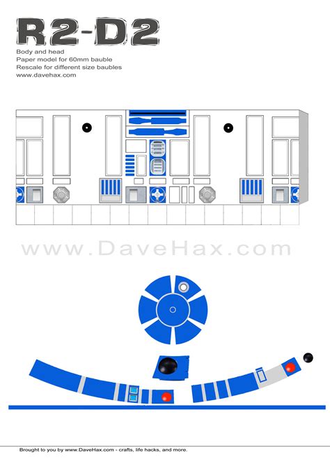 Maybe you would like to learn more about one of these? R2D2 corpo e cabeça de Dave Hax | Diy bolas de natal ...