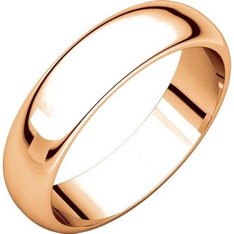 A gold band serves as a shining symbol of your love, your commitment, your past together. H112945R 14K Rose Plain Gold Wedding Band