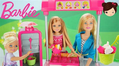 Agregamos para ti de los mejores juegos de barbie. Barbie Heladeria de Yogurt con Play Doh - Juegos Serie de ...