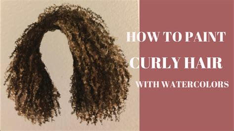 How To Paint Curly Or Coily Hair With Watercolor An Easy Way To Paint