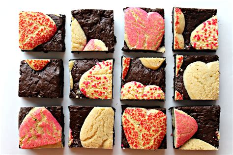 Sugar Cookie Valentine Brownies The Monday Box