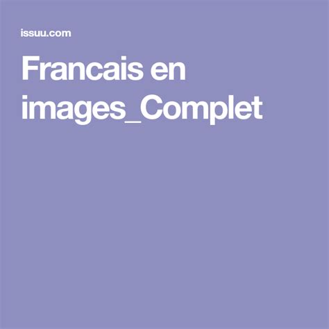Francais En Imagescomplet Digital Publishing Make It Simple Newspapers