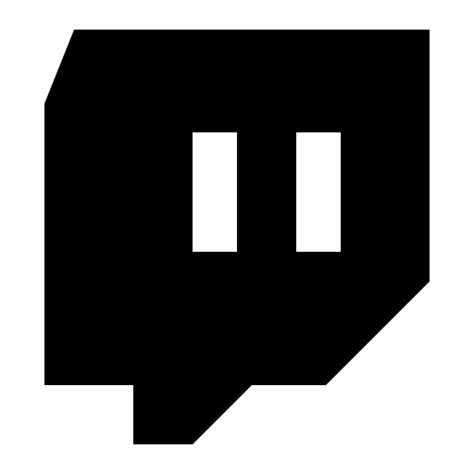 Black Twitch Logo Logodix
