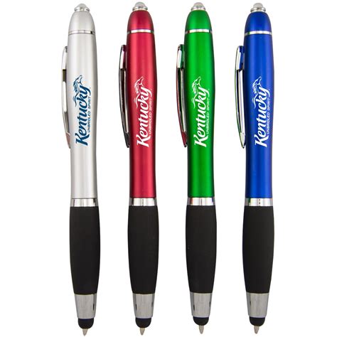 Promotional Stylus Pen With Led Flashlights With Custom Logo For 082 Ea