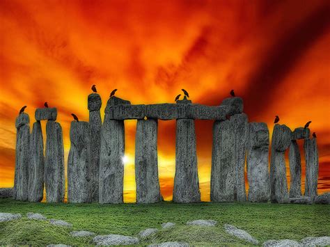 Stonehenge Prehistoric Monument Wallpaper Free Hd