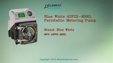 Blue White A F X MNKL Flex Pro A Peristaltic Metering Pump YouTube