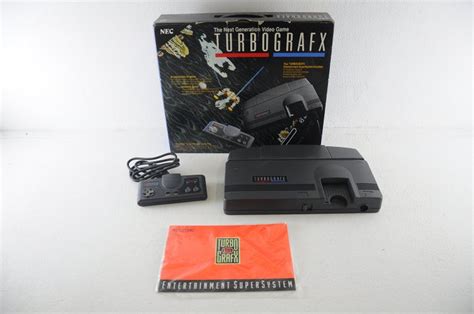 Nec Turbografx 16 Turbografx 16 Boxed No Power Video Without