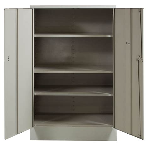 Devon Used 60 Inch Storage Cabinet Light Gray National Office