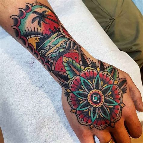 Hand Neo Traditional Tattoo Best Tattoo Ideas Gallery Traditional