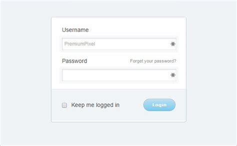 Simple Clean Html5 Css3 Login Form Dovethemes