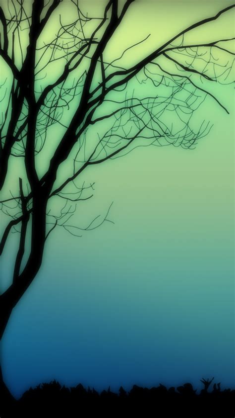 Free Download Silhouettes Tree Iphone Wallpapers Free Download