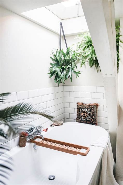 20 Bohemian Bathroom Ideas Decoholic Bathroom Plants Decor Boho