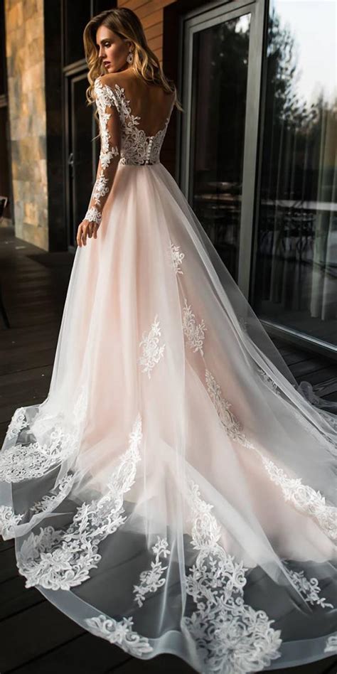21 Illusion Long Sleeve Wedding Dresses Youll Like