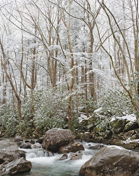 Smoky Mountains Winter In The Greenbrier