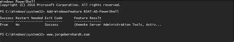How To Install The Powershell Active Directory Module In Windows Server