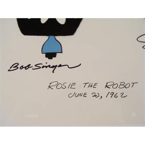 Rosie Robot Jetsons Signed Orig Model Cel Animation Art