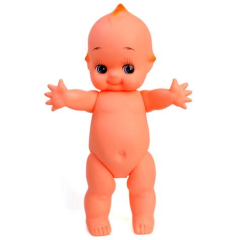 Large Kewpie Doll Baby Cupie Vintage Cameo Figurine Rubber Japan Toy 21