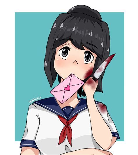 A Quick Drawing Of Ayano Aishi Yandere Simulator Yandere Anime Images