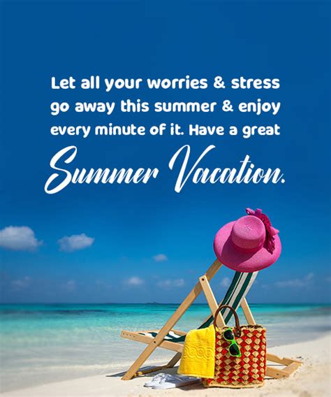 Summer Vacation Wishes Messages And Quotes Best Quotationswishes