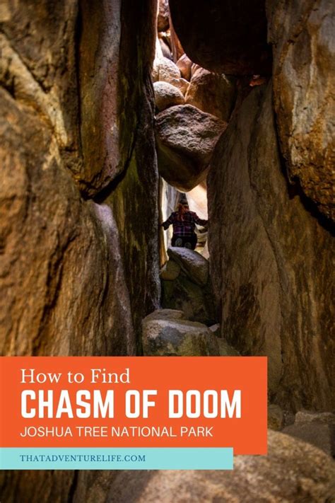 How To Find Chasm Of Doom In Joshua Tree Np That Adventure Life