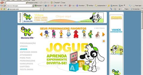 He creado este set compilativo de juegos infantiles en formato flash que he descargado del sitio oficial de discovery kids en español. Educa Tube Brasil: Discovery Kids Jogos