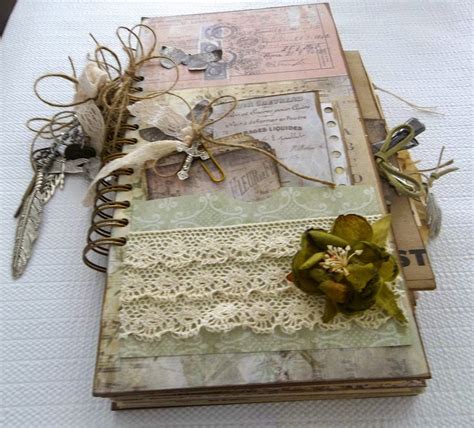 Here Is A Few Inserts From A Junk Journal I Made Using Tim Holtz