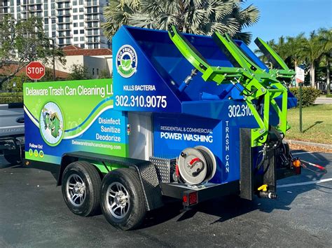 Latest Sb2 Dual Trailer Trash Can Cleaning System