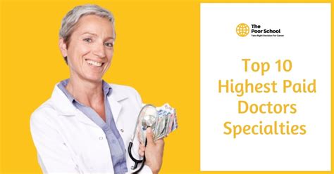 Top 10 Highest Paid Doctors Specialties With Pay Scale And Future Trend