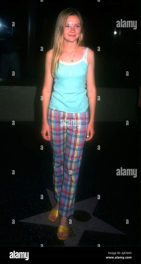 Hollywood California Usa 10th June 1996 Actress Kirsten Dunst Attend