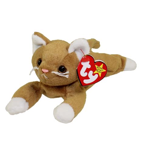 TY Beanie Baby NIP The Gold Cat 7 5 Inch BBToyStore Toys