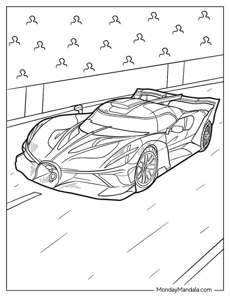 22 Bugatti Coloring Pages Free Pdf Printables