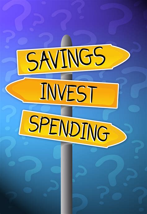Savings Invest Spending Sign Savings Investing Spending Si Flickr