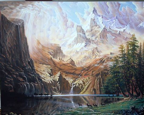 Art By Clay Coller Majestic Landscape Oil Painting