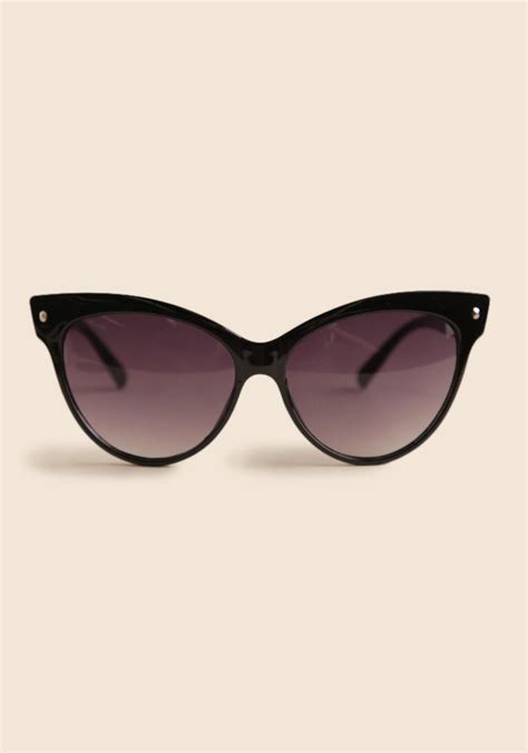 Ruche Cat Eye Sunglasses Sunglasses Black Cat Eye Sunglasses