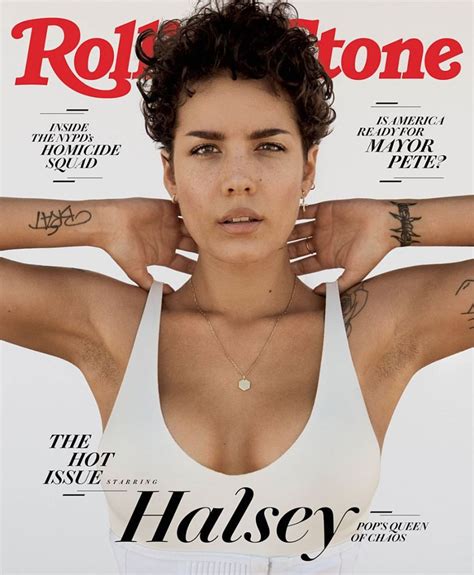 Halsey Shows Off Armpit Hair On Rolling Stone Cover
