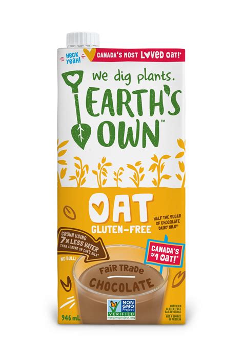 Earth's Own | Oat Chocolate | Gluten Free Plant Based Milk